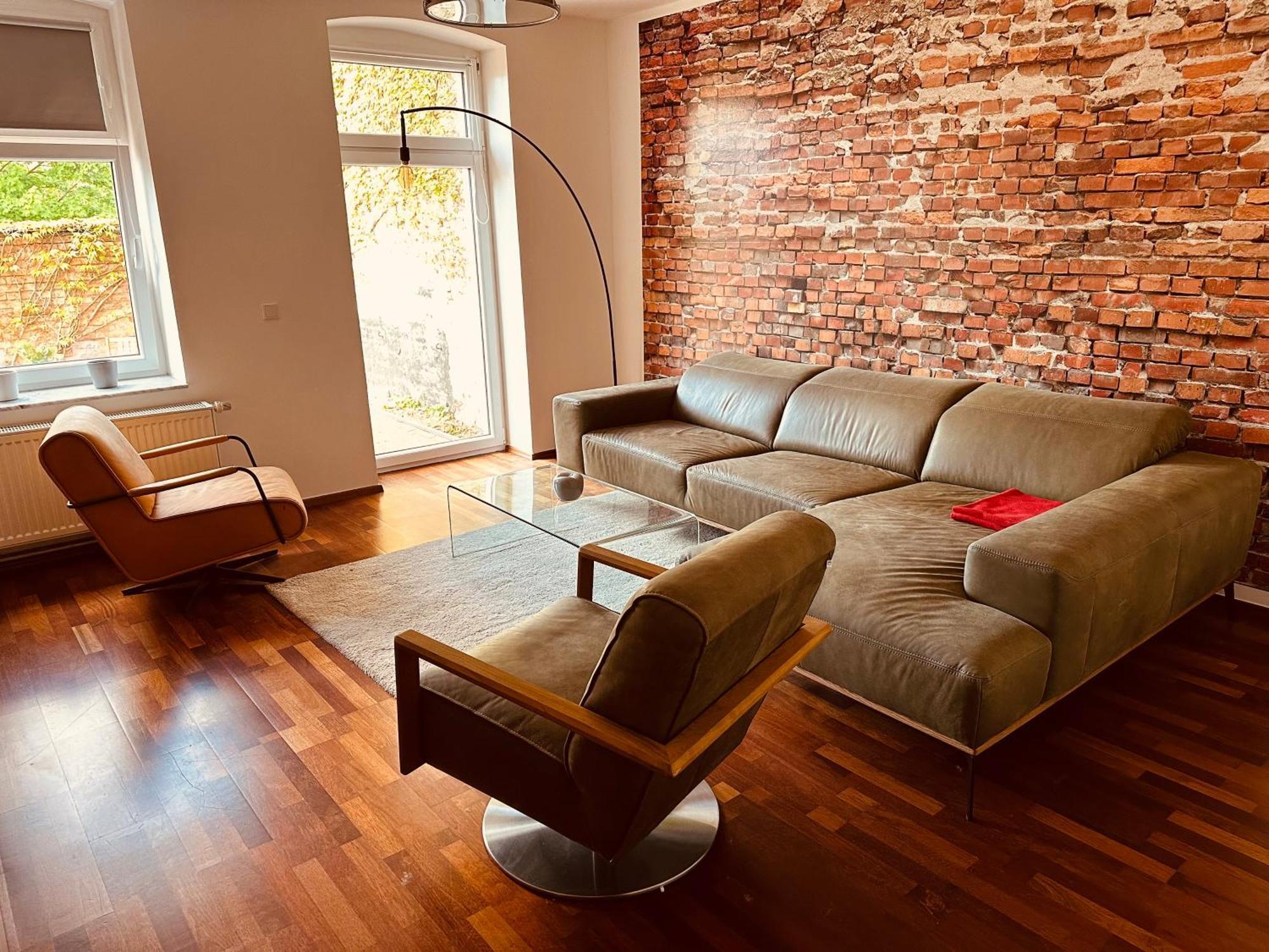 Moderne Wohnung In Eberswalde Bagian luar foto
